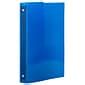 JAM Paper Designders 1" 3-Ring Flexible Poly Binders, Blue (750T1BU ...
