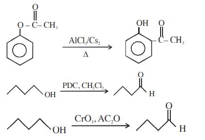 In how many of the following reactions aldehyde is formed as a product?