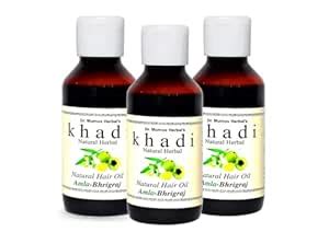 Buy Khadi Natural Herbal Pure Amla & Bhringraj Hair Oil - 100 ml - for ...