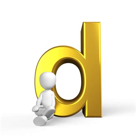 D Letter Alphabet