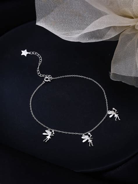 Sterling Silver Anklets for Women | 925 Silver Payal & Modern Designs