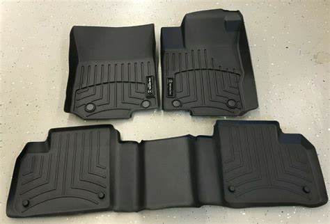 MERCEDES BENZ OEM Black All Weather Floor Mats Set of 3 W166 GL ML GLE ...