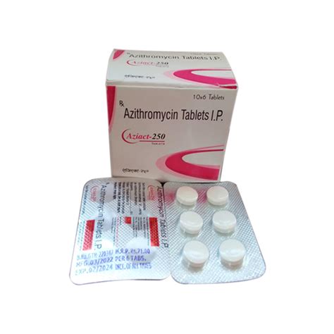 AZIACT-250 Tablets GMH Pharmaceuticals Pvt. Ltd.