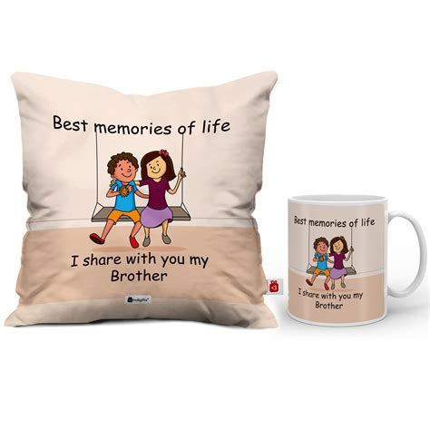 Buy Indigifts Raksha Bandhan Gifts for Brother Memories with Brother ...