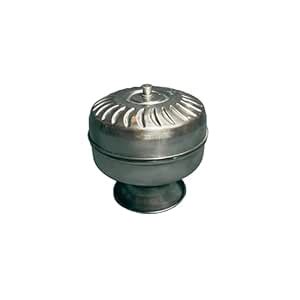 ST DOTS | powder puff box with Storage powder case in stainless steel ...