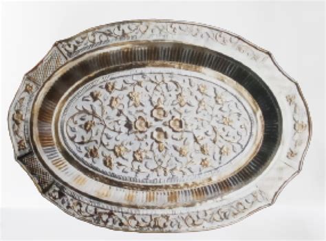 Shop – Silver Finish Tray Banaras Metal Craft - GI Heritage– Gi Heritage