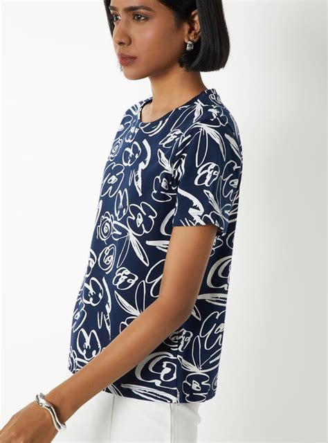Buy Women Printed T-shirt Online at just Rs. 399.0 - 1000016122125 ...