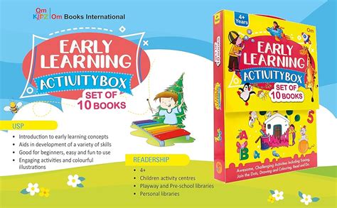 Buy Activity book: Early Learning Activity box - Set of 10 books - My ...
