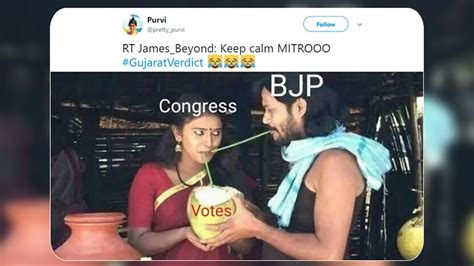 BJP winning and jokes too : Gujarat Election results on Twitter are ...