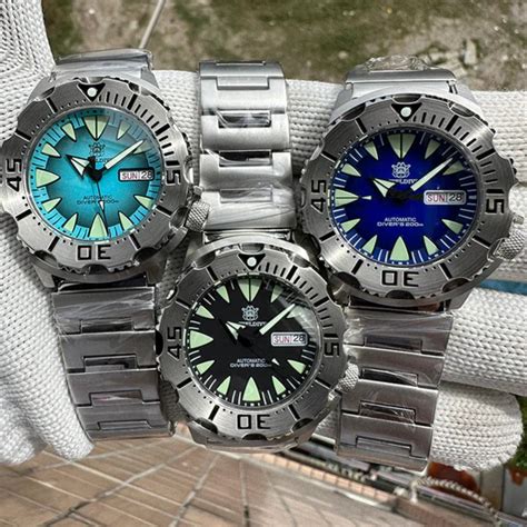 Steeldive SD1984 NH36 Automatic Monster Men Watch - Black – DREAM WATCHES