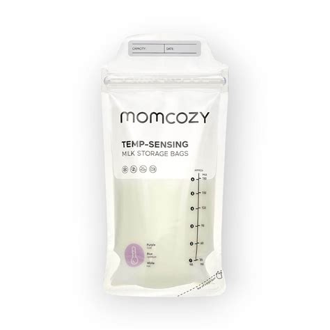 Momcozy Maternity Accessory Breastmilk Bag 50pcs Transparent, Birth to ...