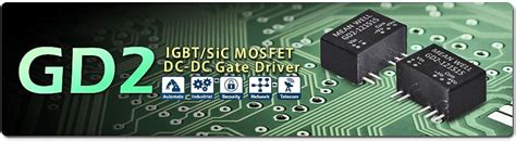 GD2 IGBT DC-DC Converters - Mean Well | Mouser