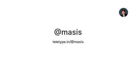 @masis — Teletype