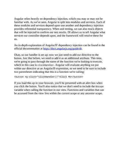 Learning Web Development with Bootstrap and Angular- Angular relies ...