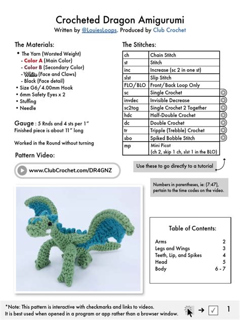 Crochet Dragon Tutorial 的图像结果
