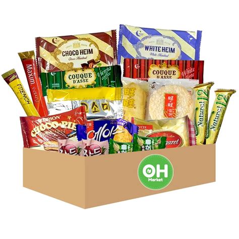 OHMARKET Korean Asian Snack Box 18 Count, Small Gift | Ubuy India