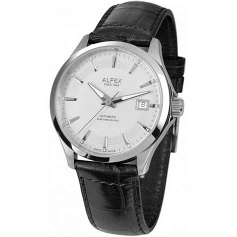 Relojeria Esparza - 9010/762 Reloj Alfex Hombre Automatico Acero Correa