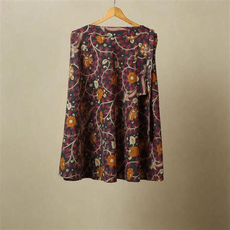 Artisan Kalamkari Block Printed Skirts for Women | iTokri