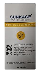 SUNKAGE SPF 50+ UVA UVB IRR Sunscreen 50ml : Amazon.in: Beauty