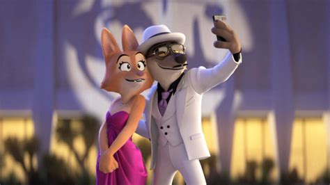 Download The Bad Guys Wolf With Diane Foxington Wallpaper | Wallpapers.com