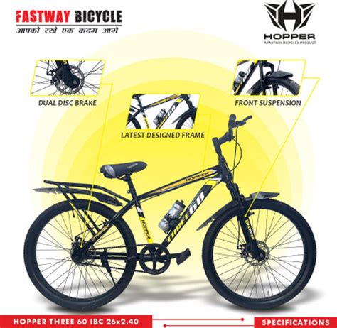 Fastway Bicycle Hopper Three60 IBC 26T With front Suspension and Dual ...