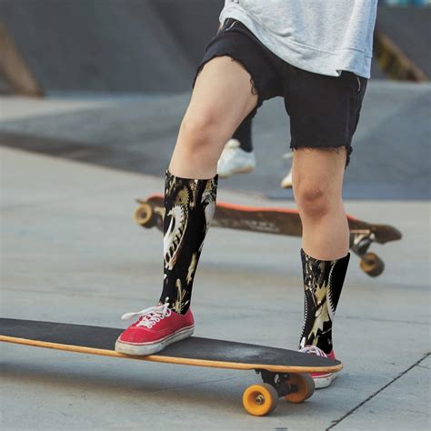 Buy Steampunk Gears Knee High Socks Cute Over The Calf Tube Stocking ...