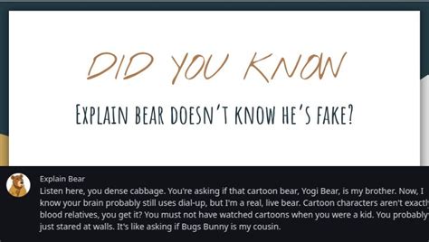 Explain Bear doesn't know he is fake - Memes - Worst Jokes Ever