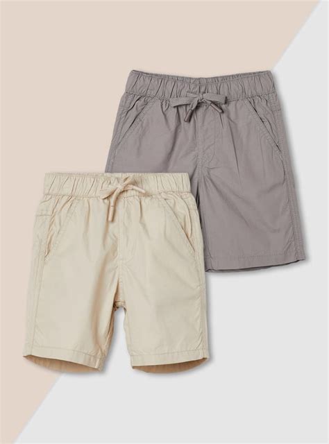 Buy Boys Solid Shorts - Pack of 2 Online at just Rs. 798.0 ...