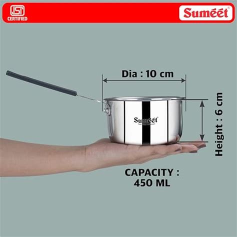 Sumeet Cook Smart ISI Certified Tri-Ply (Steel - Aluminium - Steel) Mi ...