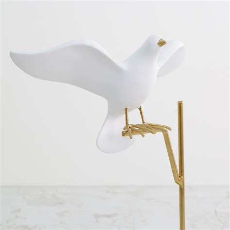 Buy Amaze Bird Cage Polyresin - Flying Bird On Stand Figurine : 22 cm L ...