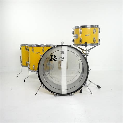 Rogers 4-Piece Ultra-Power Drum Kit in Spanish Gold (1970-1976) – Rubix ...