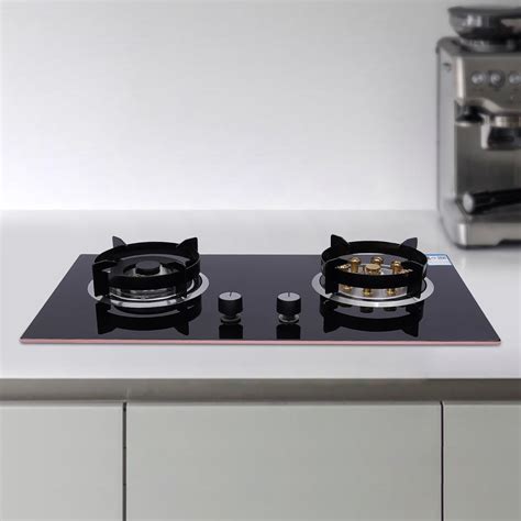 Kebayuneth Gas Cooktop, Gas Stove Top with 2 Burner Built-In India | Ubuy