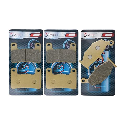 SYUU Motorcycle Aftermarket part Front Rear Brake Pads Brakes for ...