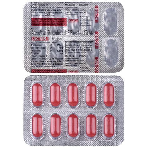 AC-MR - Strip of 10 Tablets : Amazon.in: Fashion