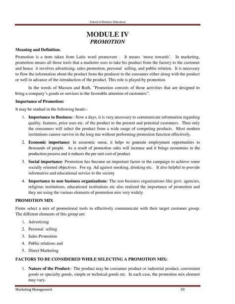 Promotion - Marketing mix - MODULE IV PROMOTION Meaning and Definition ...