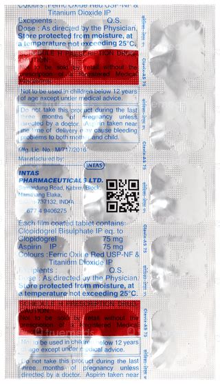 Clavix As 75/75 MG | Order Clavix As 75/75 MG Tablet Online at Truemeds