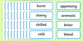 Adjectives Display Posters - ESL Adjectives Resources