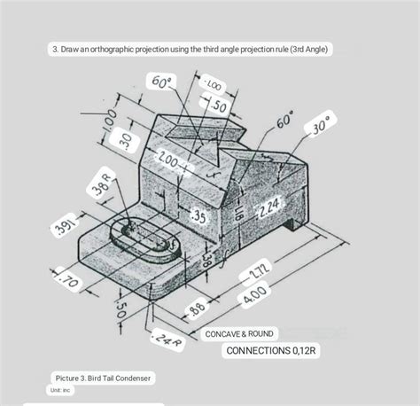 Orthographic projection technical drawing - Engineering Stack Exchange