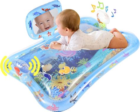 Amazon.com : Splashin'kids Inflatable Tummy time Premium Water mat ...