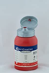 Talens Art Creation Acrylic Colors - Carmine - 750 ml Pack : Amazon.in ...