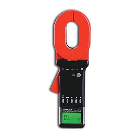 Metravi CET - 02 Clamp On Ground Resistance Tester Range 0.01Ω to 1500Ω ...