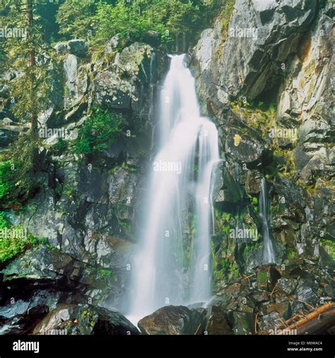 pioneer falls in the spanish peaks unit of the lee metcalf wilderness ...