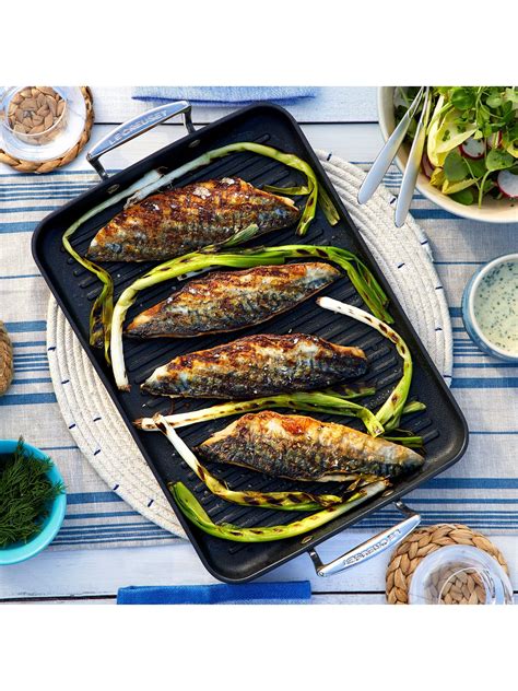 Le Creuset Toughened Non-Stick Rectangular Grill Pan, 35cm