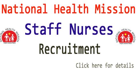 Staff Nurses Recruitment- NHM
