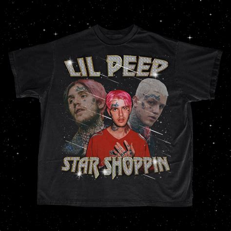 Lil Peep Star Shoppin T-Shirt Vintage 90's India | Ubuy