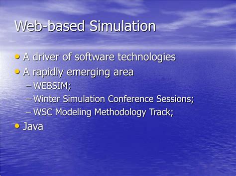 Web-Based Simulation 的图像结果