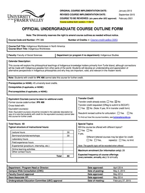 Fillable Online Course Code and Number: IPK 386 Fax Email Print - pdfFiller