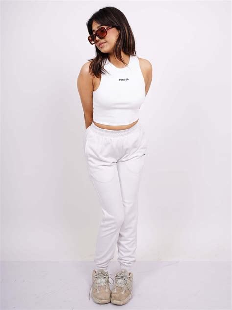 Pastel Burger Co ord Set (Racer + Gathered Track) For Women – BurgerBae