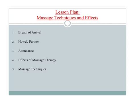 Massage Tutorial Lesson 的图像结果