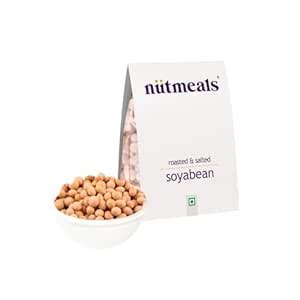 nutmeals Soyabean 200g | Roasted & Salted | Protein-Rich Crunchy Snack ...